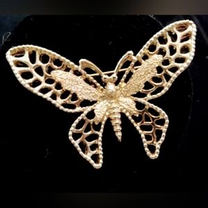 Vintage Sarah Coventry Butterfly Brooch Pin